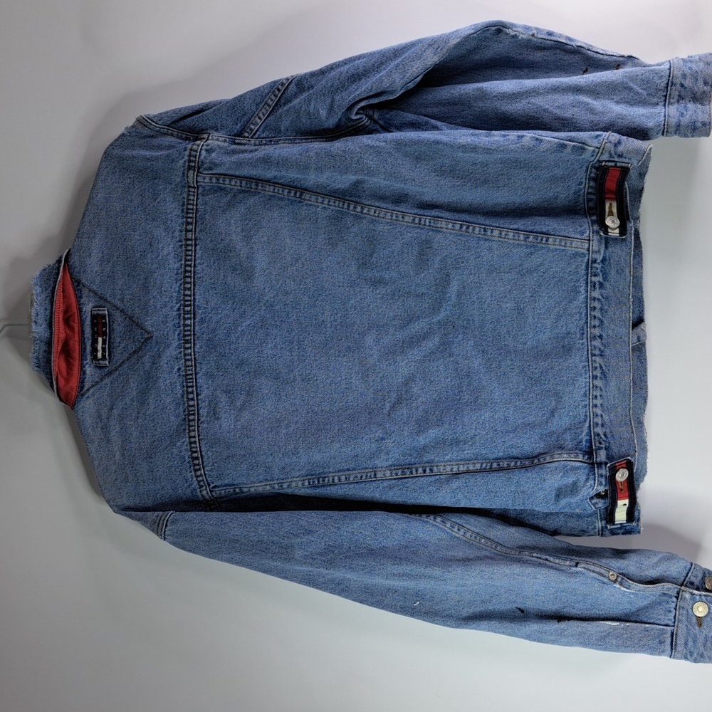Destroyed Tommy Jean Jacket Size XL - Picture 4 of 17
